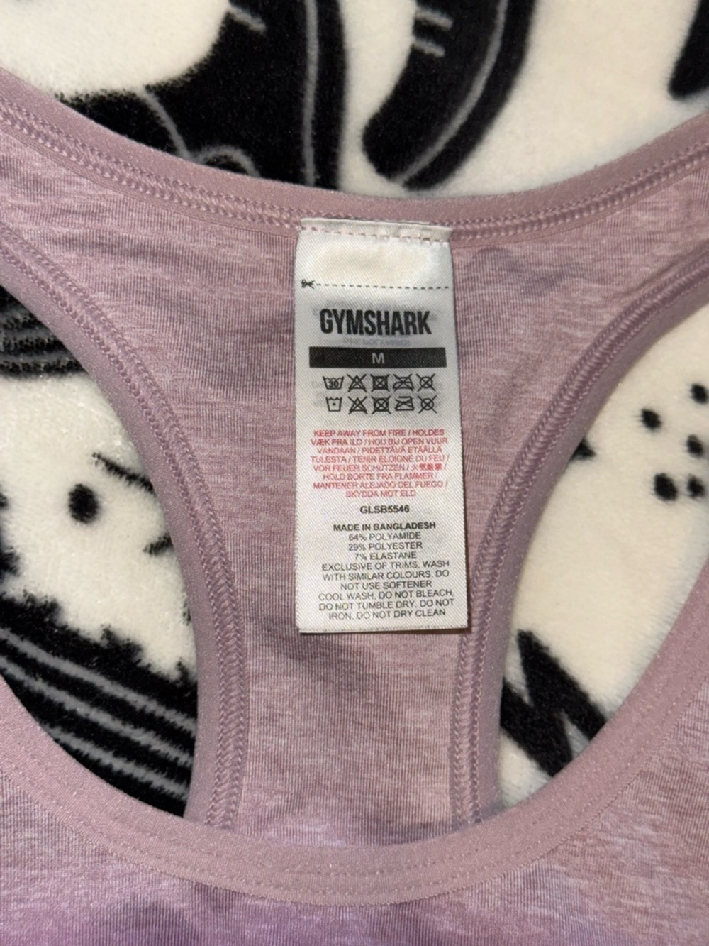 Gymshark Ombre Lilac to Deep Purple Seamless Sports Bra - Picture 2 of 8